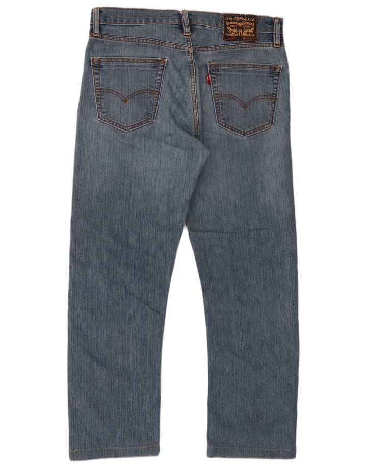 Мужские прямые джинсы Levi's 504 W33 L27 синие, хлопок