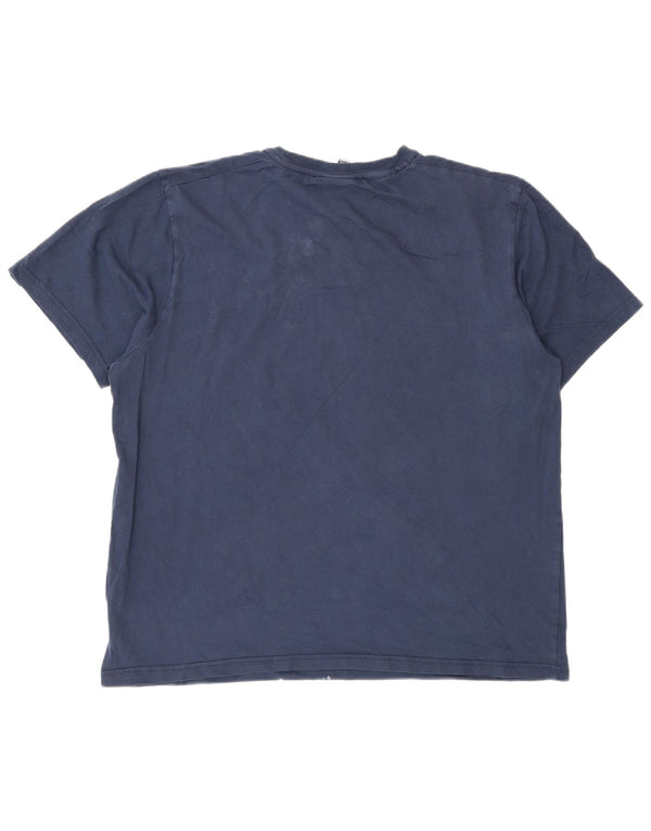 Ellesse Мужская футболка с рисунком Top 2XL Темно-синий хлопок
