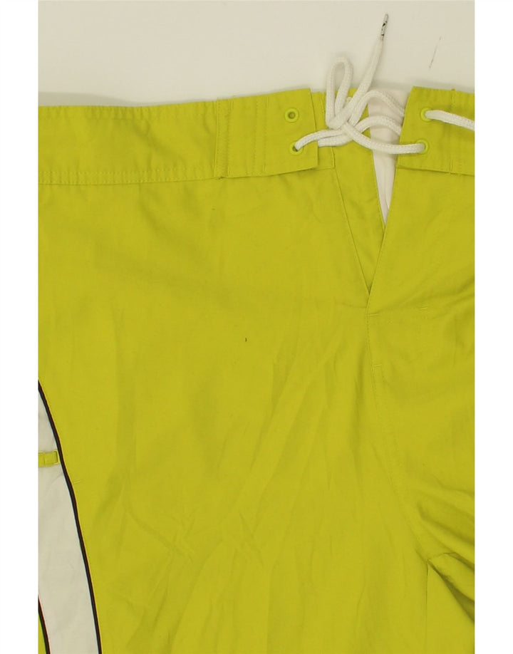 PUMA Mens Swimming Shorts XL  Yellow Colourblock Polyester Vintage Puma and Second-Hand Puma from Messina Hembry 