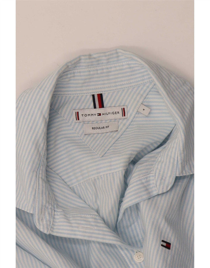 Женская рубашка стандартного кроя Tommy Hilfiger, США 4, маленькая синяя полоска