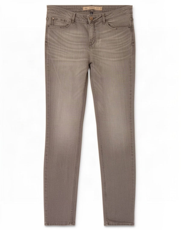 Женские джинсы Zara Trafaluc Slim EU 38, маленькие W28 L32, серый хлопок