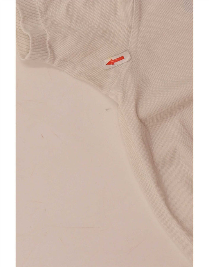 Мужская рубашка-поло Fred Perry, маленький белый хлопок
