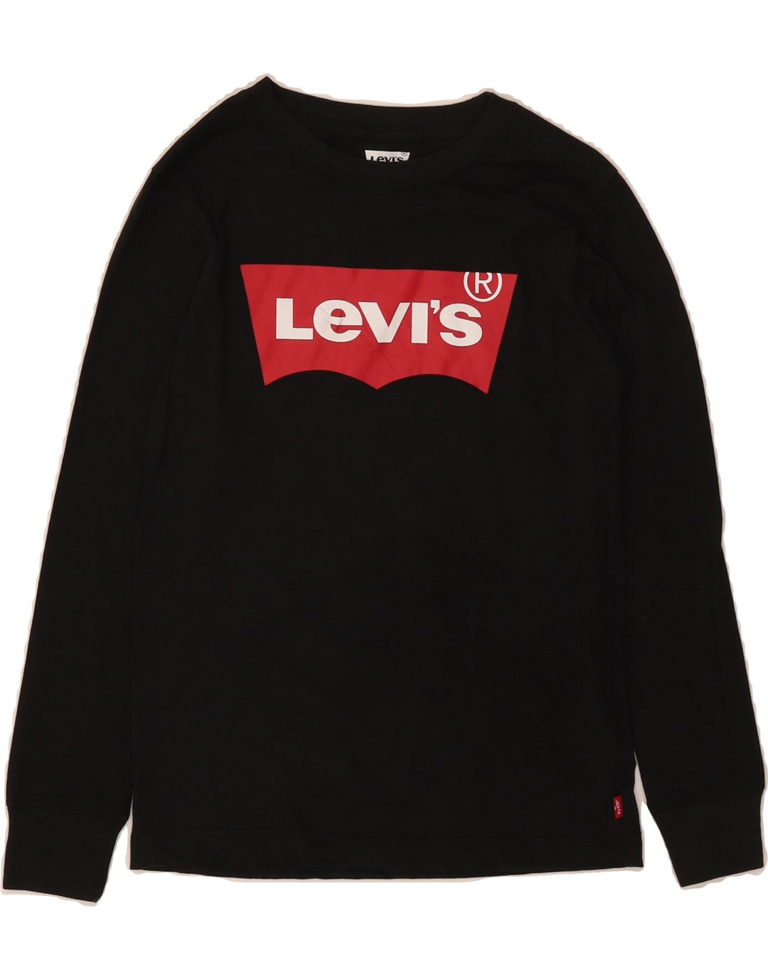 LEVI'S Boys Graphic T-Shirt Top 9-10 Years Black Cotton Vintage Levi's and Second-Hand Levi's from Messina Hembry 