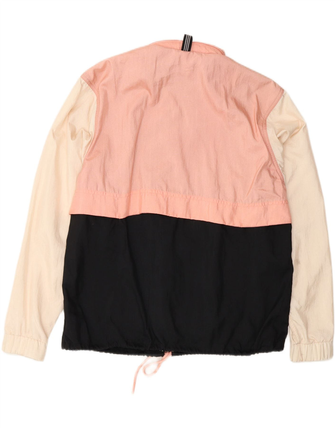 Женская непромокаемая куртка Adidas Oversized UK 6 XS, розовая, нейлон с цветными блоками
