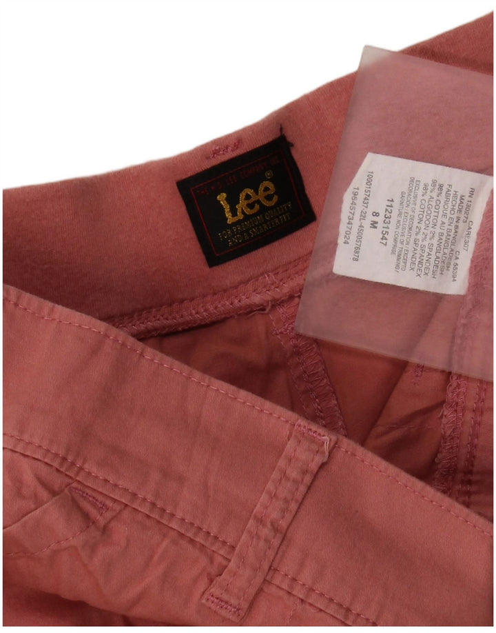 Женские шорты Lee US 8 Medium W30 Розовый хлопок