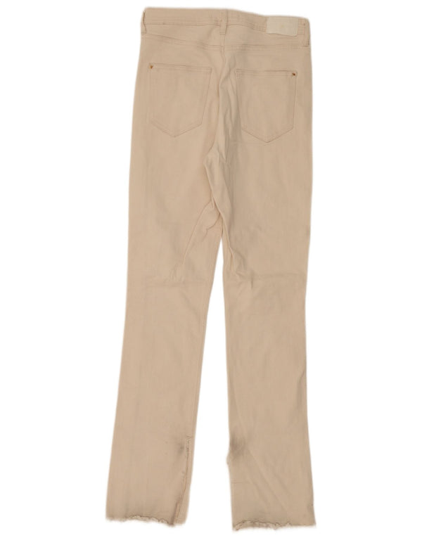 Женские узкие джинсы Zara EU 38 Small W28 L33 Off White