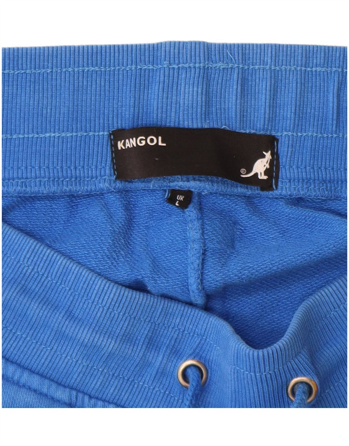 Kangol Мужские спортивные шорты с рисунком, большие синие хлопковые
