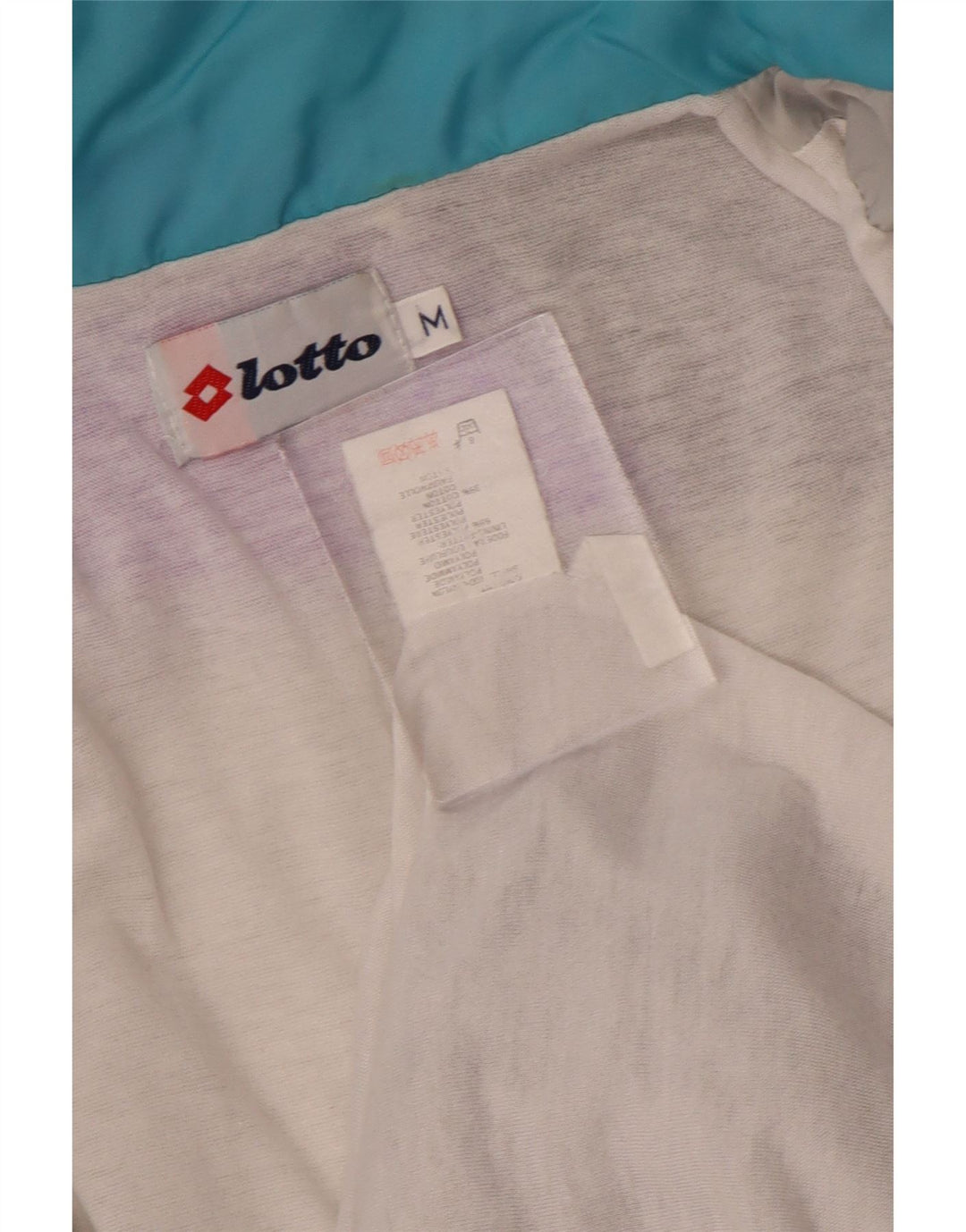 Мужской спортивный костюм Lotto, верхняя куртка, средний, разноцветный, с цветными блоками, ретро