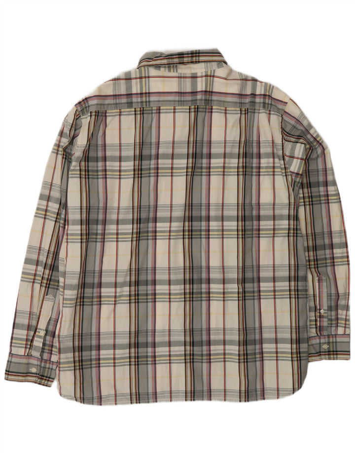 DOCKERS Мужская рубашка 2XL в разноцветную клетку, хлопок