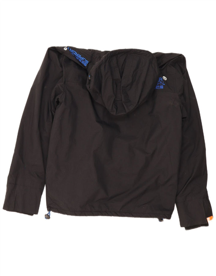 Мужская ветровка с капюшоном Superdry UK 42 XL, черный полиэстер