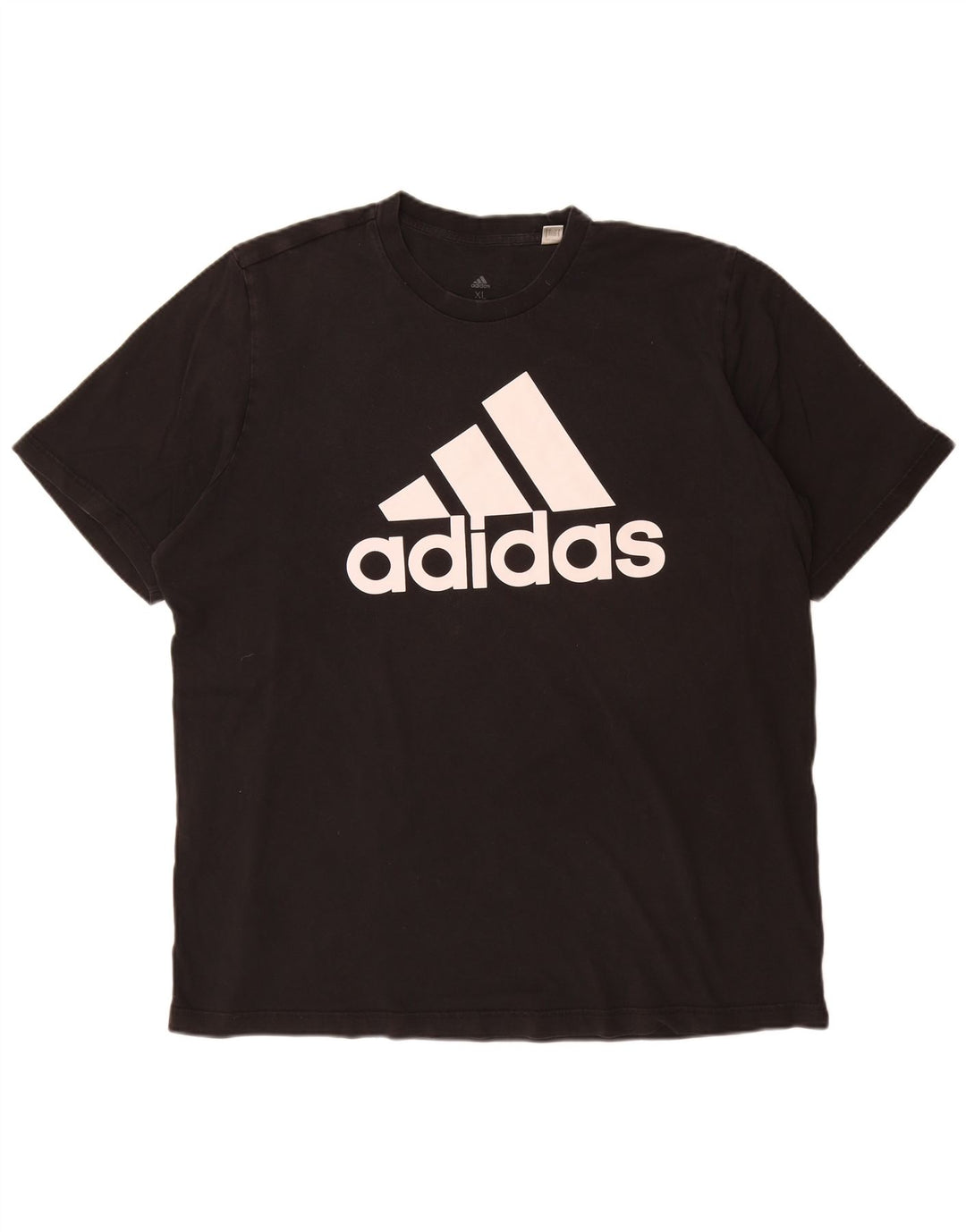 Мужская футболка с рисунком ADIDAS Top XL, черный хлопок