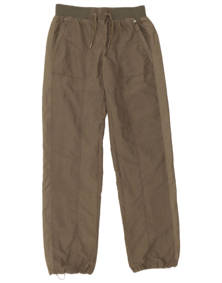 Женские спортивные брюки CHAMPION Джоггеры UK 14, средний зеленый полиэстер