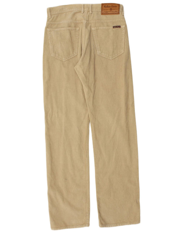 Мужские прямые вельветовые брюки Marlboro Classics W31 L34, бежевый хлопок