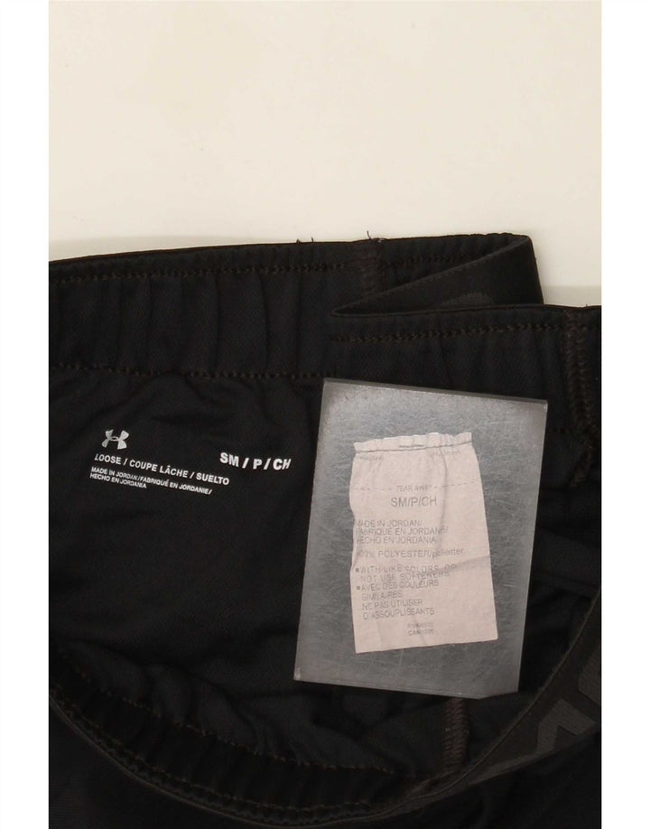 Женские спортивные шорты с графическим рисунком Under Armour UK 10, маленькие черные из полиэстера