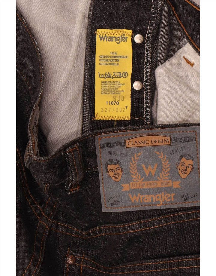 Мужские прямые джинсы Wrangler W32 L29, черный хлопок