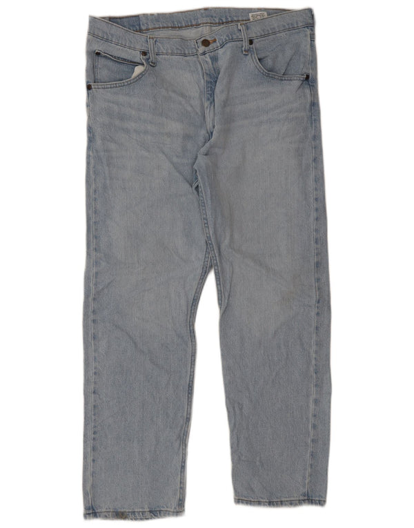Мужские прямые джинсы Wrangler W36 L29, синие, хлопок