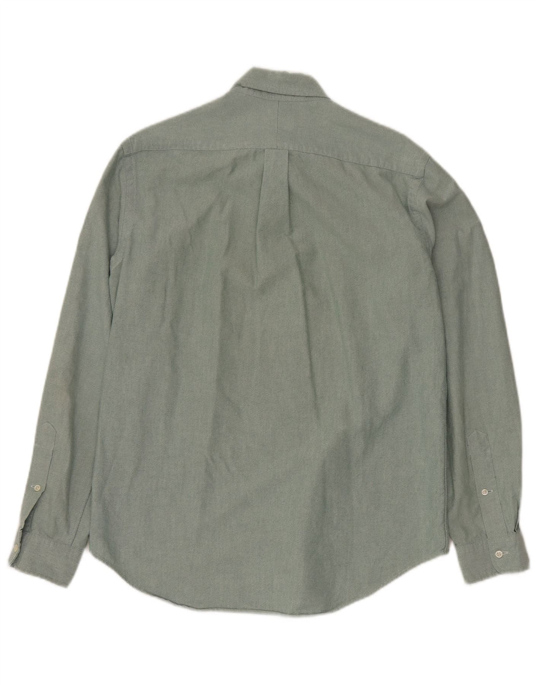 Мужская рубашка POLO RALPH LAUREN, хлопковая, среднего зеленого цвета