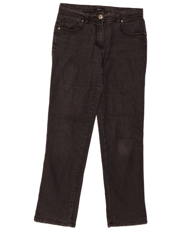 Женские прямые джинсы M&Co UK 12 Medium W30 L30 Серые