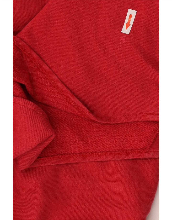 Женское платье-свитшот Lacoste EU 38, средний красный хлопок, джемпер