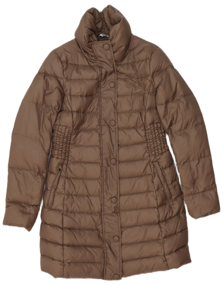 Женское пуховое пальто Liu Jo IT 44 Medium Brown Полиамид