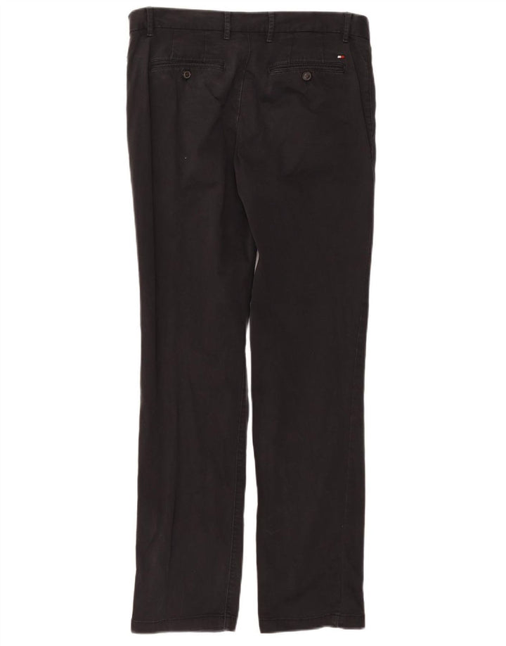 Мужские прямые брюки чинос Tommy Hilfiger W34 L31 серые, хлопковые