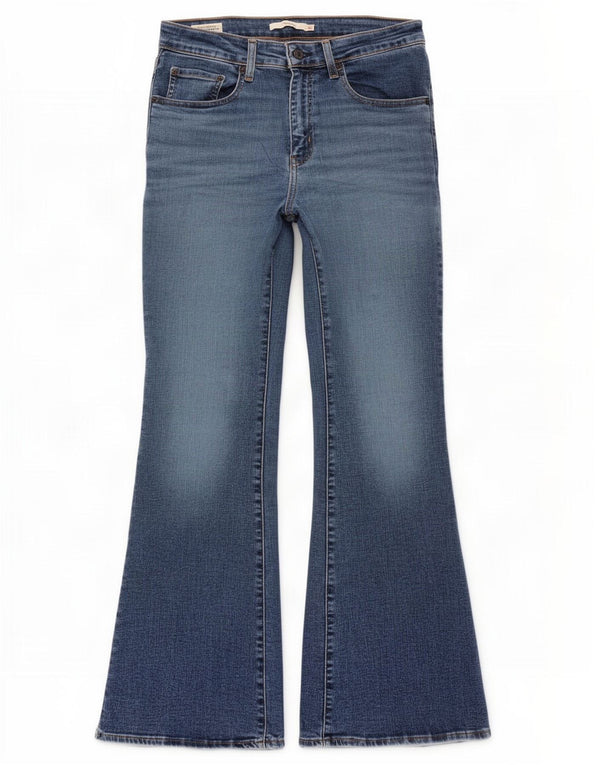 Женские расклешенные джинсы Levi's 726 W30 L30, синий хлопок