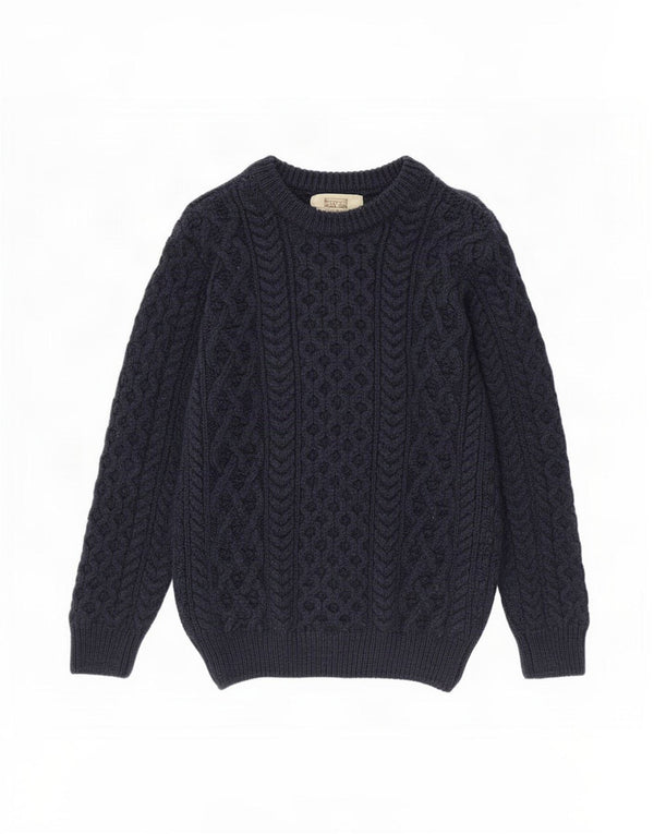 Женский джемпер с вырезом «лодочкой» Aran Sweater Market UK 6 XS, темно-синий