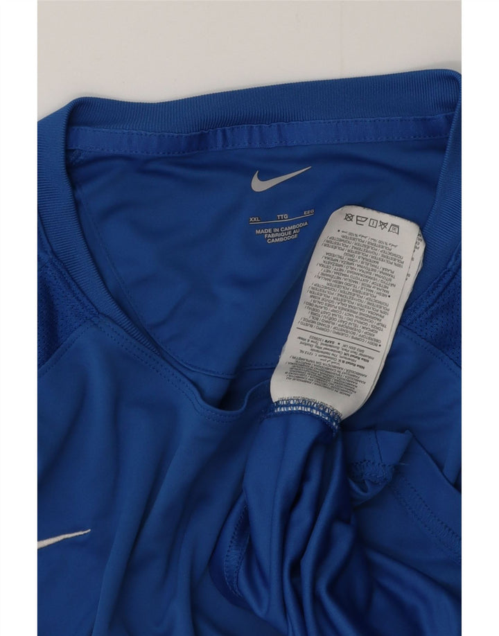 Мужская футболка NIKE 2XL, синий полиэстер