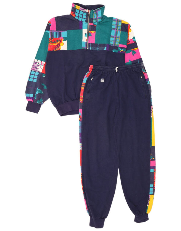 Женский спортивный костюм TRIGEMA UK 14, средний темно-синий, лоскутный хлопок