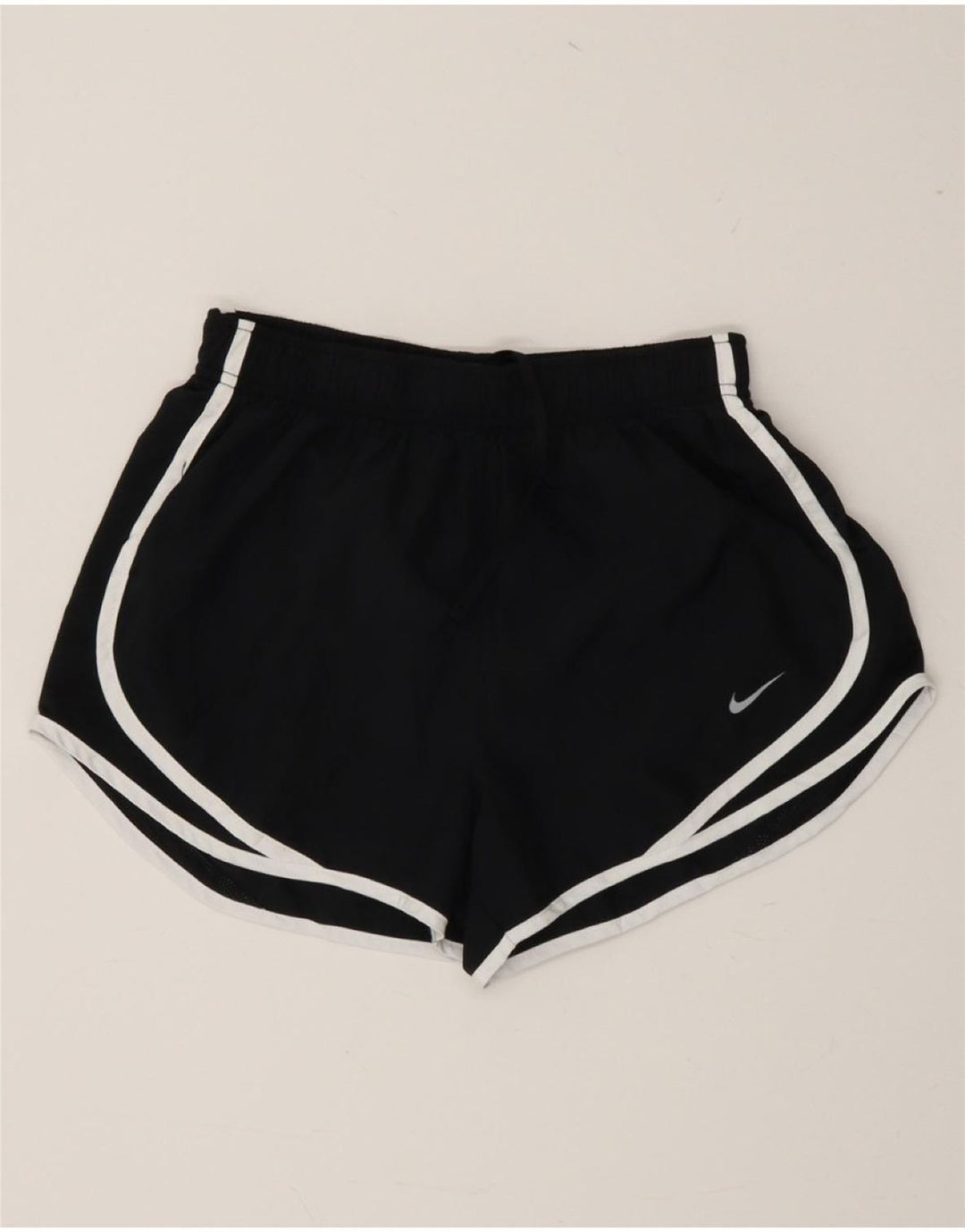 NIKE Womens Dri Fit Sport Shorts UK 8 Small  Black Polyester Vintage Nike and Second-Hand Nike from Messina Hembry 