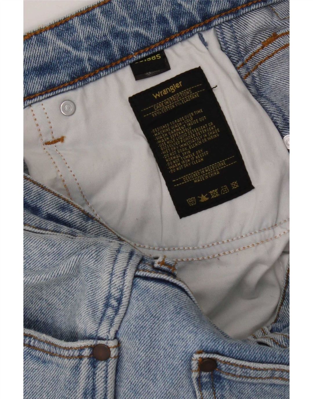 Мужские джинсы скинни Wrangler Sid W30 L30 синие, хлопок