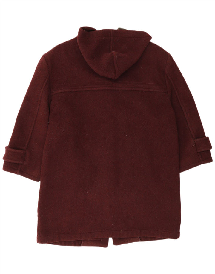 Мужской дафлкот с капюшоном Zip IT 38 Medium Burgundy Wool