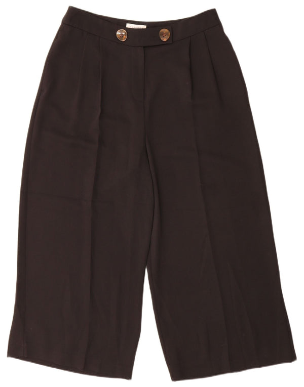Женские капри Topshop UK 12 Medium W30 L21, черный полиэстер