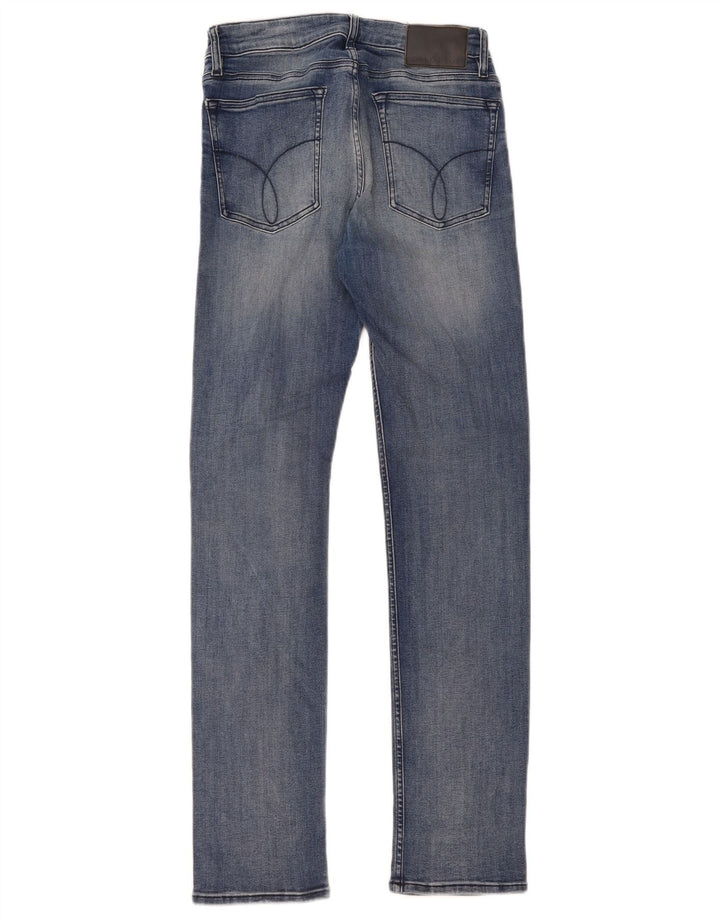 Женские узкие джинсы Calvin Klein W29 L32, синий хлопок