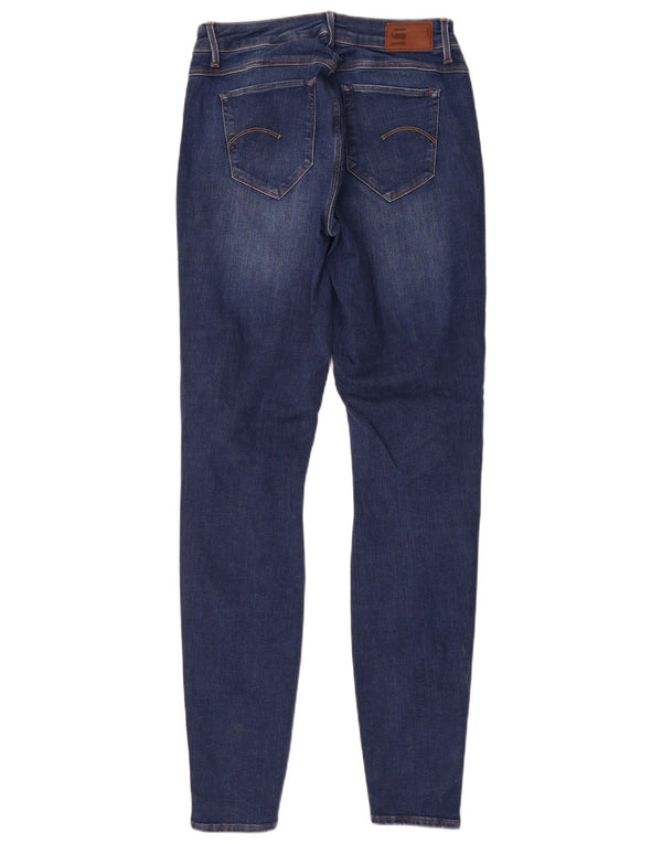 G-Star Womens Skinny Jeans W30 L34 Blue Cotton