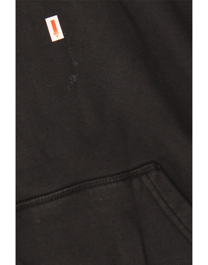 Женский джемпер с капюшоном ADIDAS в стиле оверсайз UK 12, средний черный, хлопок