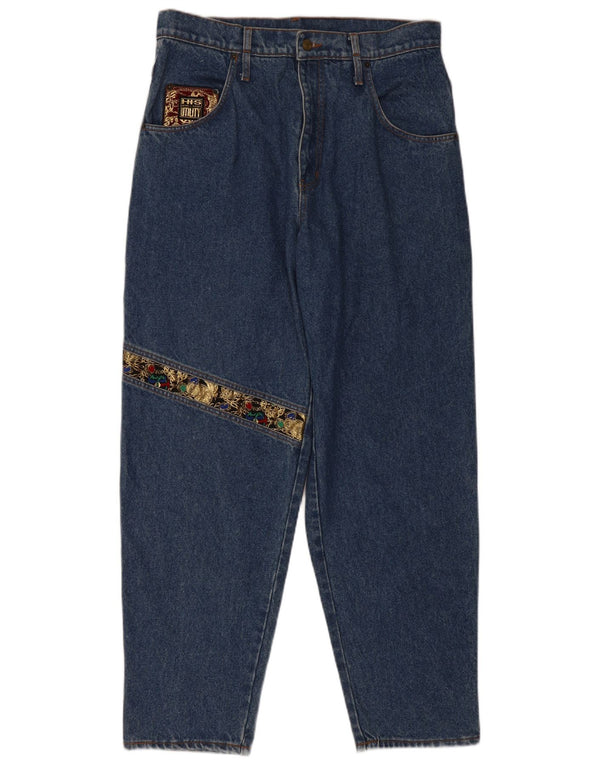 HENRY I SIEGEL H.I.S Womens Tapered Jeans EU 44 XL W35 L31 Blue Cotton