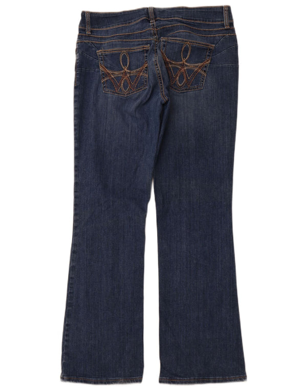 Женские джинсы WRANGLER Bootcut, размер США 11/12, большой размер W32 L32, синий хлопок