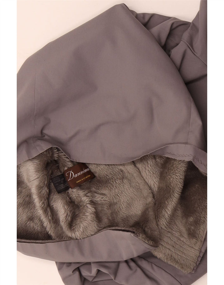Женское пальто DANNIMAC из шерпы UK 18 XL, серый хлопок