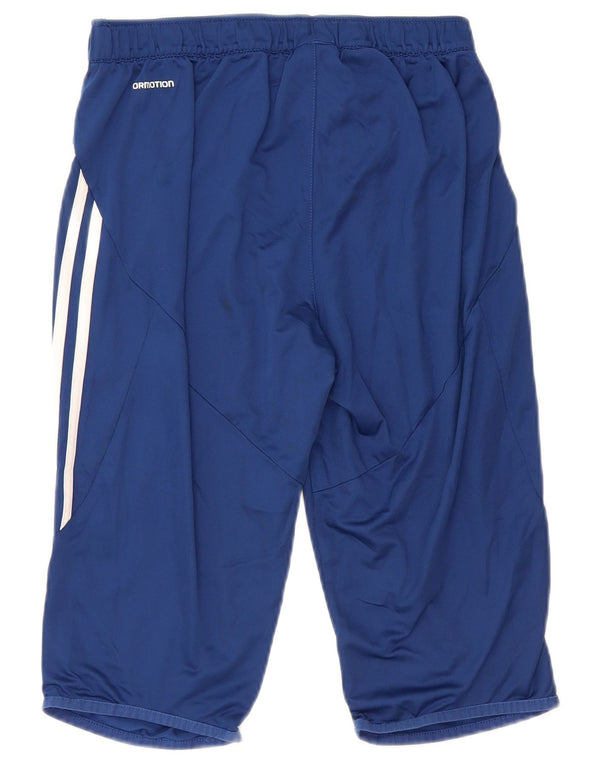 Мужские спортивные шорты Adidas Chelsea FC среднего размера, темно-синие, полиэстер