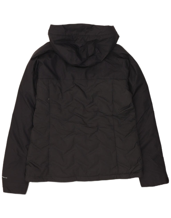 Женская утепленная куртка Columbia Omni-Tech с капюшоном UK 14, большой черный нейлон