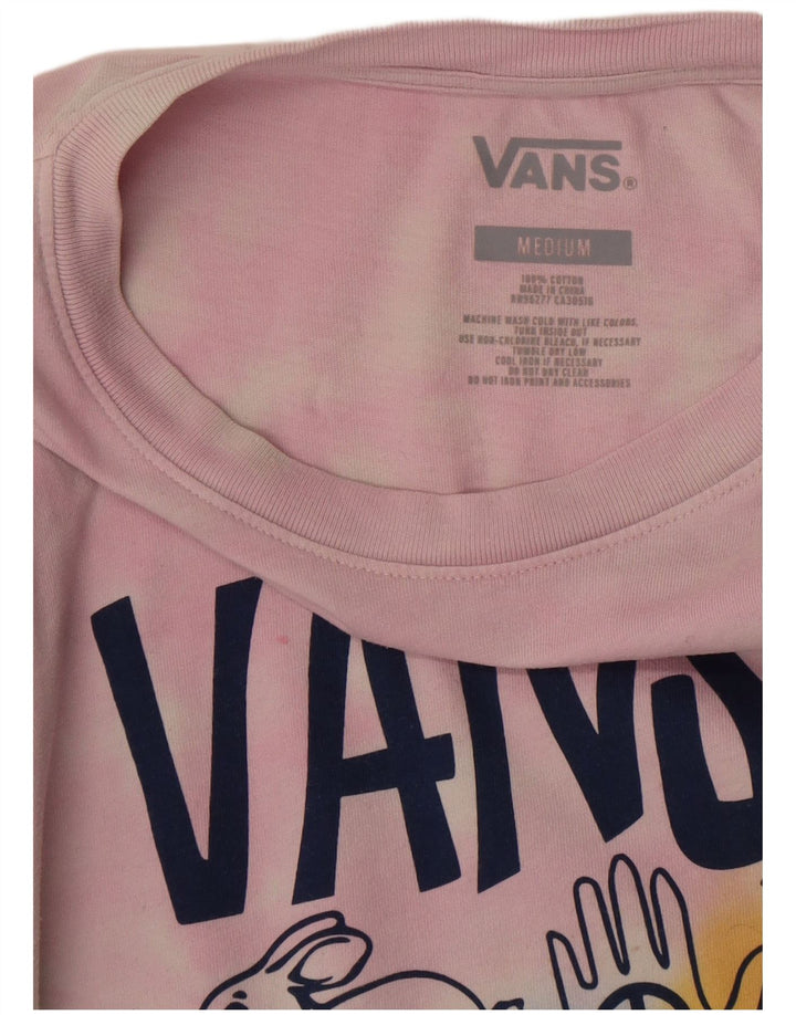 Женский топ Vans с длинным рукавом и графикой, Великобритания 14, средний разноцветный тай-дай