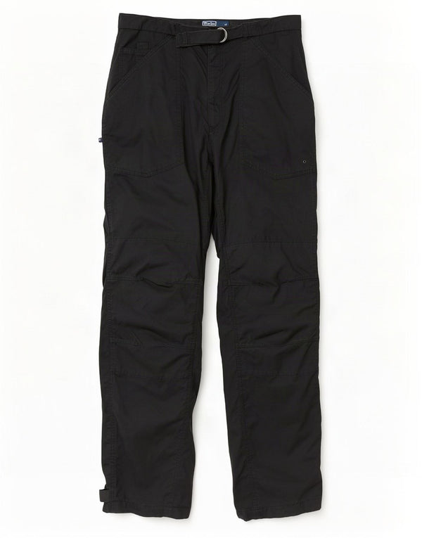 Мужские прямые брюки карго Polo Ralph Lauren XL W38 L33, черный хлопок