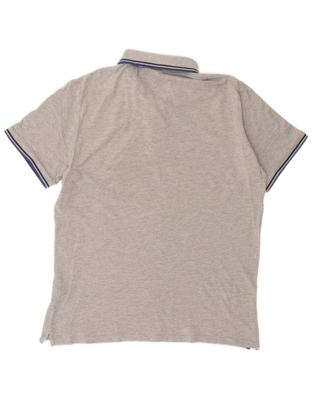 CHAMPION Mens Polo Shirt Large Grey Cotton