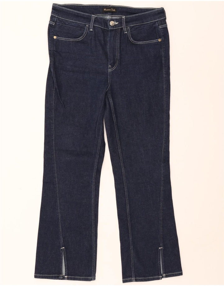 MASSIMO DUTTI Womens Bootcut Jeans EU 40 Medium W30 L27 Navy Blue Cotton Vintage Massimo Dutti and Second-Hand Massimo Dutti from Messina Hembry 