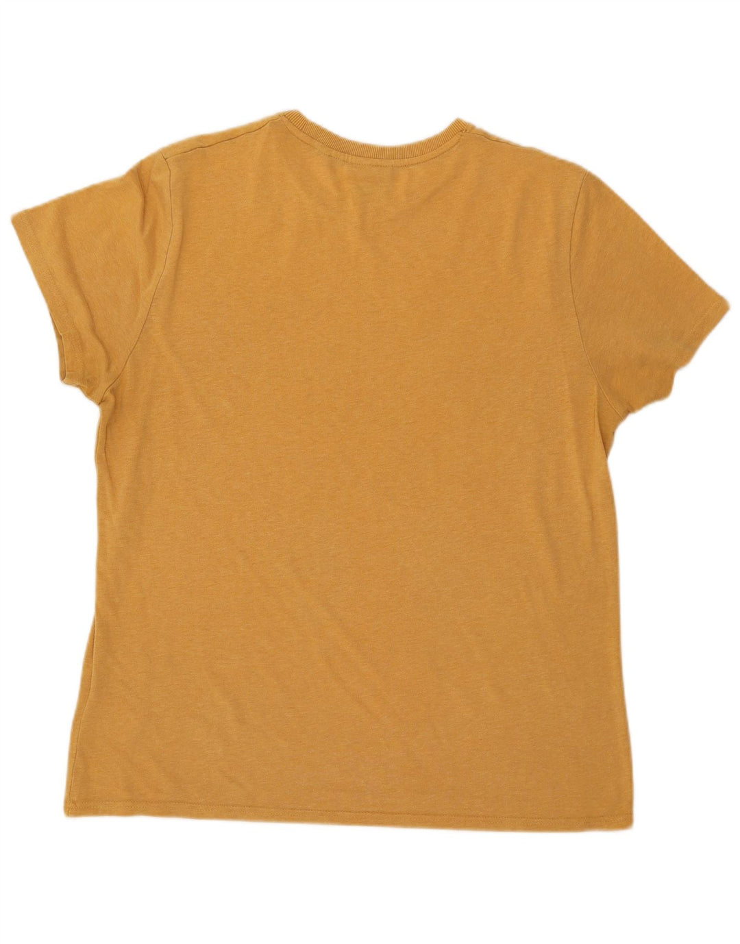 SUPERDRY Мужская футболка с рисунком Топ 2XL Желтый хлопок