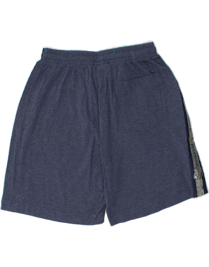 REEBOK Boys Sport Shorts 11-12 Years Medium Navy Blue Cotton Vintage Reebok and Second-Hand Reebok from Messina Hembry 