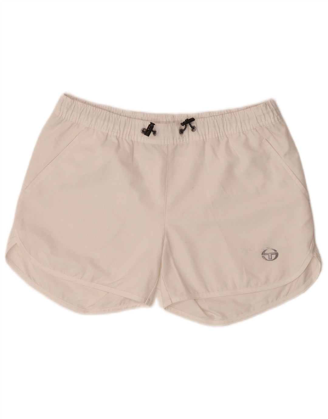 Женские спортивные шорты Sergio Tacchini IT 44, средний белый полиэстер