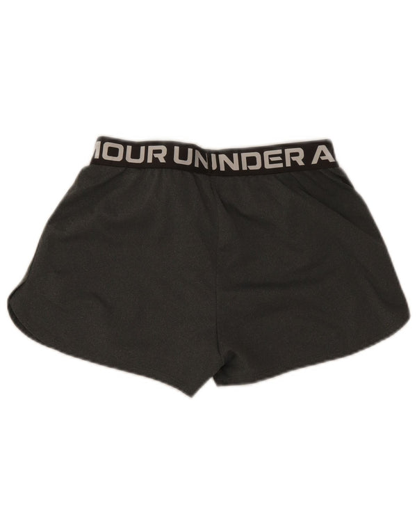 Спортивные шорты с рисунком Heat Gear для мальчиков Under Armour, 11–12 лет, большие серые