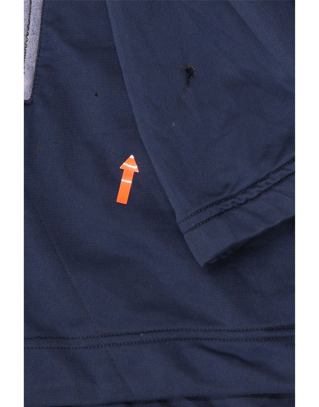 Мужская спортивная куртка с графическим рисунком ASICS XL, темно-синяя, с цветными блоками